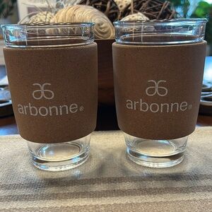 Set of 2 Arbonne glasses